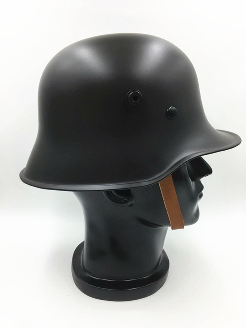 WW1 GERMAN M16 M1916 STAHLHELM STEEL COMBAT HELMET M-1916 BLACK