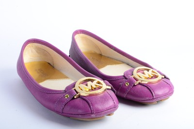michael kors slip on womens purple
