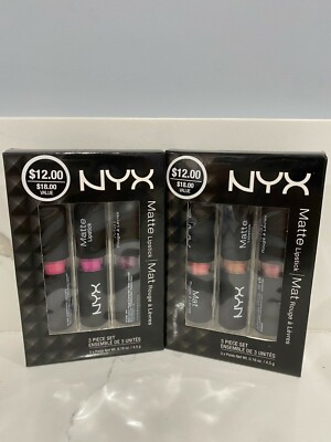 NYX Matte Lipstick Trio Set - MLS - Choose Your Set New Sealed