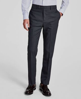 Calvin Klein Men's Gray Slim Fit Flat Front Dress Pants 36 W 34 L | eBay Calvin Klein Men's Gray Slim Fit Flat Front Dress Pants 36 W 34 L | eBay