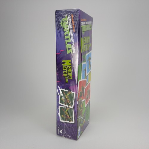 Nickelodeon Teenage Mutant Ninja Turtles Memory Match Gioco Cardinale NUOVO - Foto 2 di 10