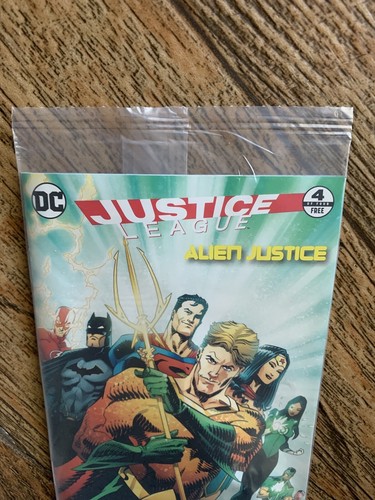 DC Comic Justice League Alien Justice General Mills Number 4 - Picture 3 of 3