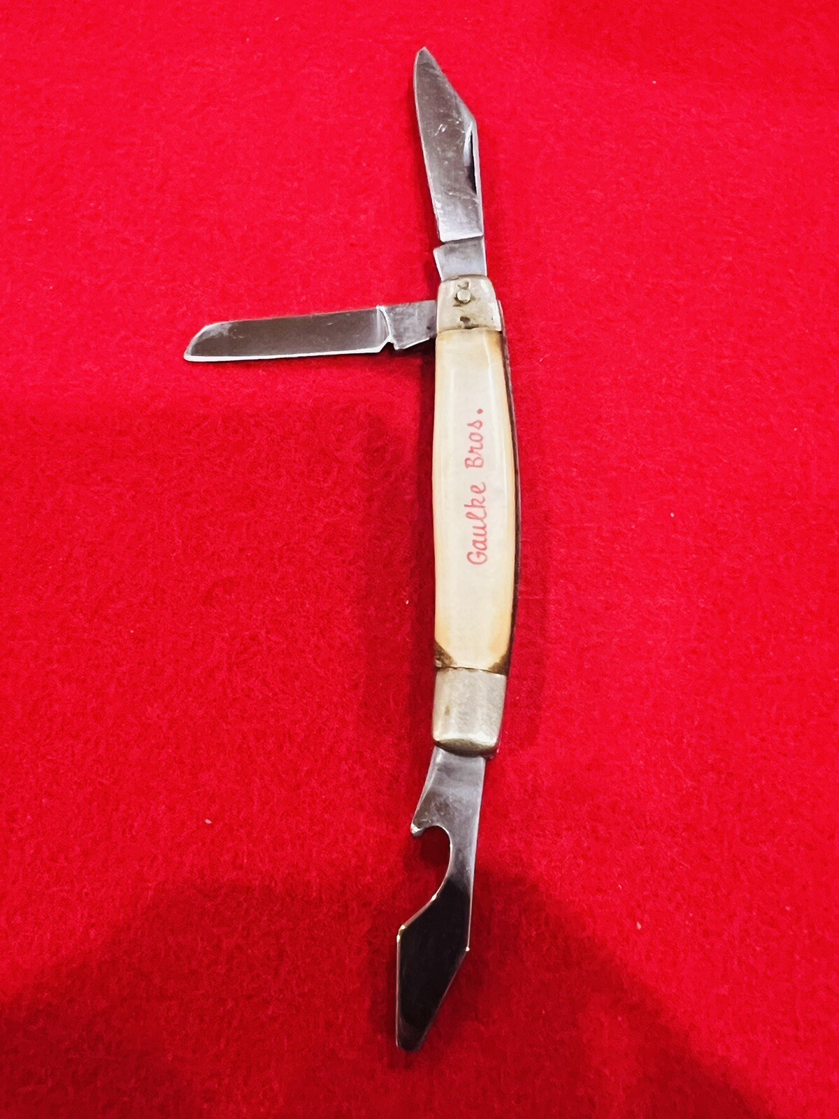 Trojan Seed Corn advertising 2 Blade Pocket knife / Folding Knife eBay