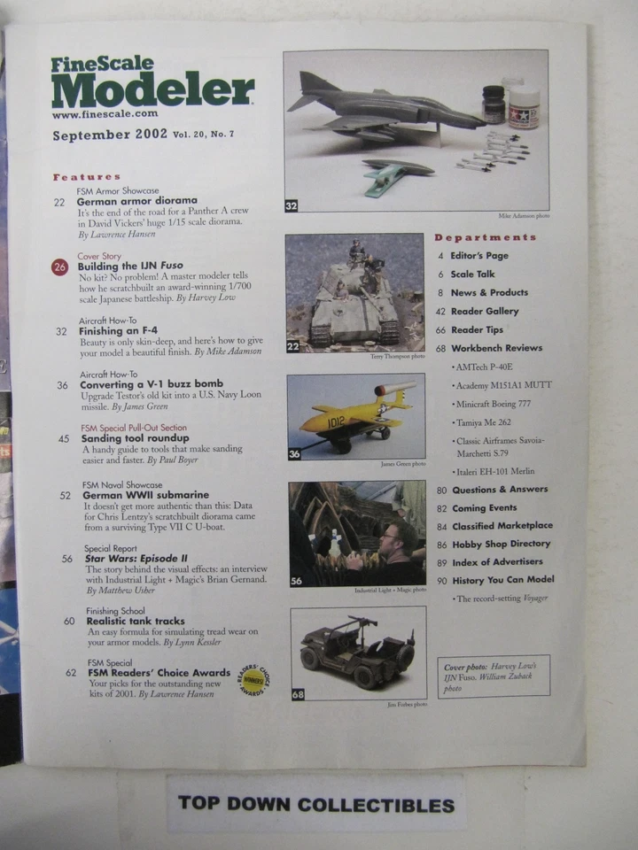 Fine Scale Modeler Magazine  September  2002    How To Paint Tank Tracks - Image 2 of 2