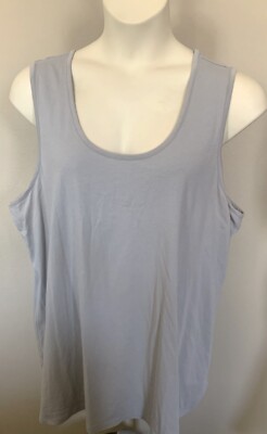 TWO Logo by Lori Goldstein INSTANT CHIC TANK TOPS 3X 26W-28W Scoop