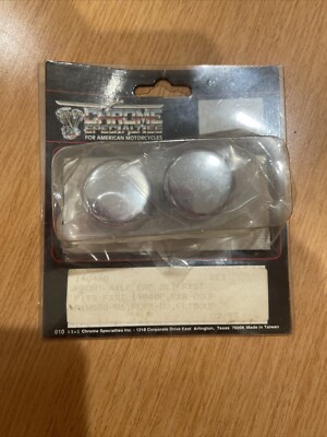 Chrome Specialties Front Axle Caps set FXST 84UP,FXR 88UP & OTHERS  'P'
