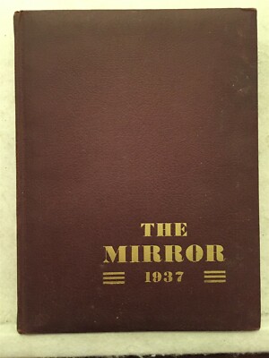 1937 Bates College Annual Yearbook Lewiston Maine ME