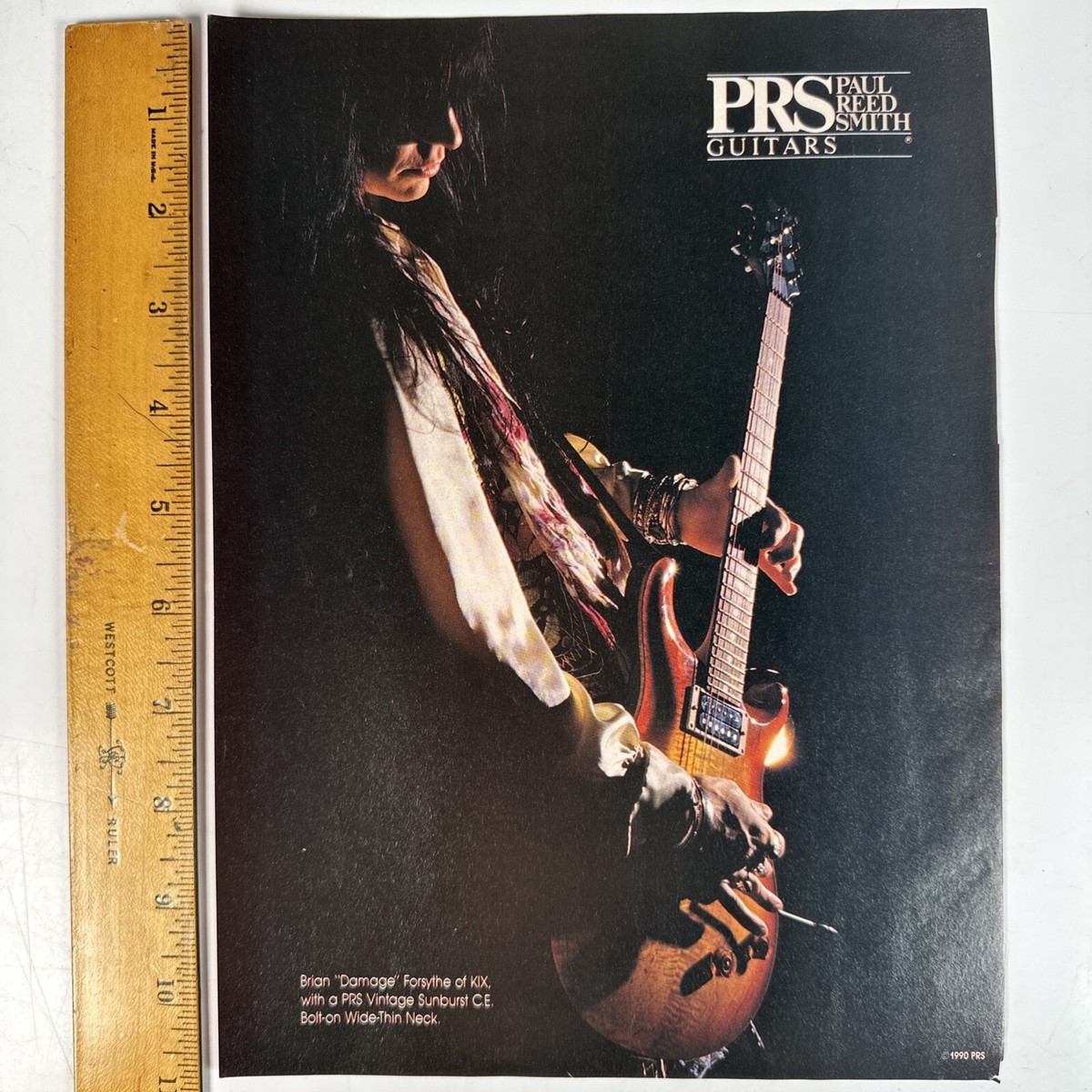 PRS Paul Reed Smith Guitars Kix Brian Forsythe Original Magazine