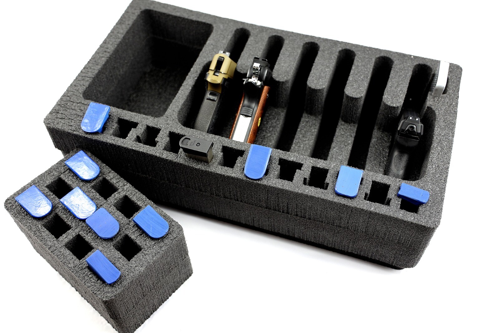 Precut 6 pistol handgun Travel Range foam fits Harbor Freight Apache