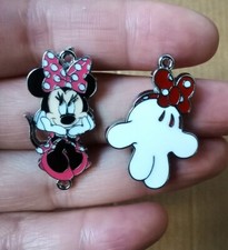 Lot cartoon minnie Metal Charms DIY Earrings Jewelry Making Pendants