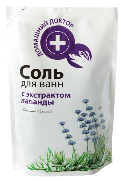 Bath SALT with Lavender extract Regenerating & Antiseptic 500g Home Doctor 1728