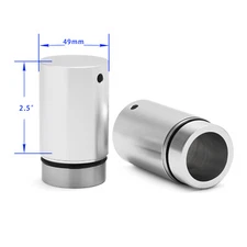 2.5" 49mm Fork Tube Extension For Harley Softail Breakout 13-17 Touring 14-22