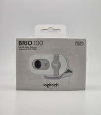 Logitech - Brio 100 1080p Full HD Webcam for Meetings and Streaming - White