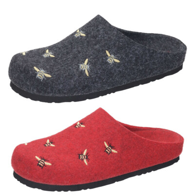Dr. Brinkmann 320029 Hausschuhe Clogs Pantoffeln kleine Bienen Gr.37-44
