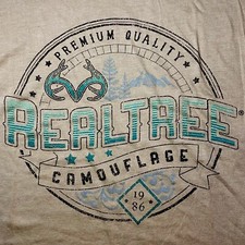 Vintage REALTREE Camo T Shirt Size Medium M