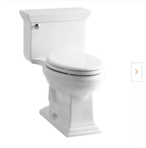 Kohler Memoirs One piece 1.28 gpf elongated toilet New K-3813-0