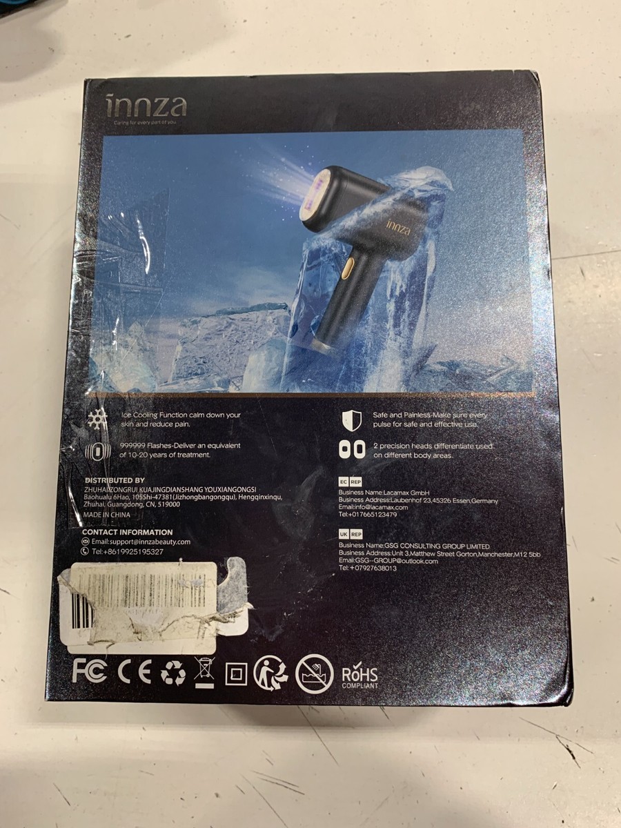 INNZA Laser Hair Removal Device with Sapphire Ice Cooling Function