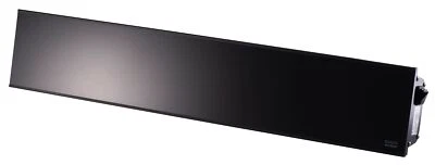 2200W Chauffage infrarouge Relax Glass Noir Patio Chauffage radiant mural IP65 - Photo 1/3