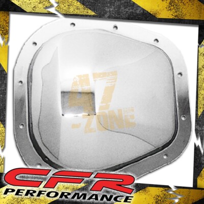 For 86-Up Ford Sterling Chrome STEEL Rear Differential Cover 12 Bolt W/Ring Gear