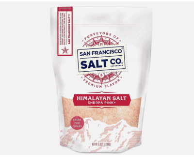Himalayan Salt, Sherpa Pink, Extra Fine Grain, San Francisco Salt Co