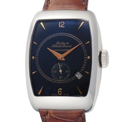 Dubey & Schaldenbrand Aerodeen Schwarz Datum Klein Zweiter Automatik Herren Uhr