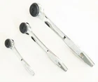 3pc BLACKHAWK PROTO THIN PROFILE FULLY POLISHED RATCHET SET 72 TOOTH 1/4 3/8 1/2