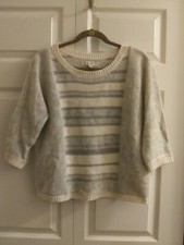 Loft Sweater NWT Size Small Cream, Grey, Silver SUPER SALE