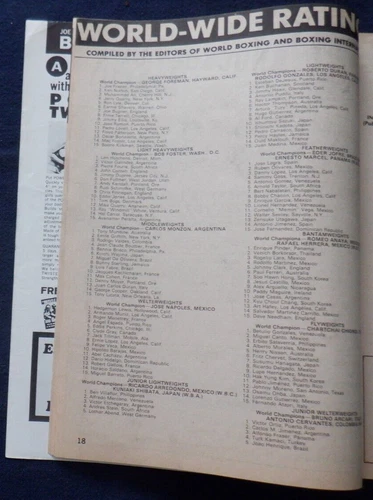 International Boxing Dec. 1973, Ali, Bobick, Lyle, Quarry, Frazier, Mando, Ellis - 画像8/20