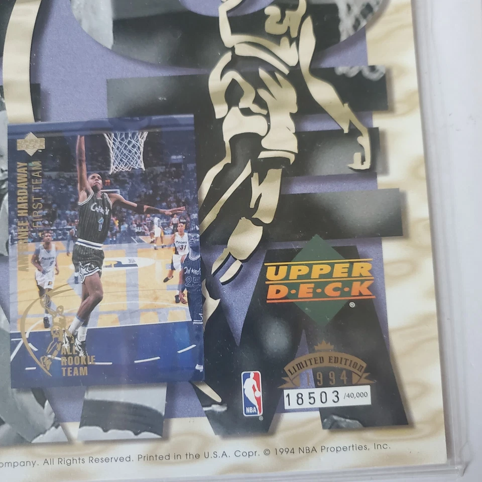 Баскетбольный лист 1994 Upper Deck LE# Uncut 5 карточек команда новичков НБА BB-101 - Изображение 3 из 4