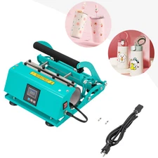 30OZ Blue Tumbler Heat Press Machine, Mug & Tumbler Heat Press Straight Tumble