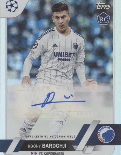 ぴ*ー様 Topps Roony Bardghji auto ルーニー　バルドグ 2022 TOPPS UEFA JPN ROONY BARDGHJI /25 ROOKIE PSA 9 | eBay