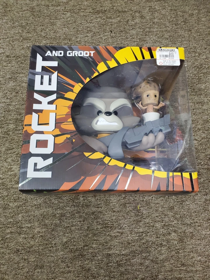 Figura de acción de vinilo Sugar Rocket Raccoon and Groot - Super Deluxe Action Fi en muy buen estado+ Foto 2 de 3