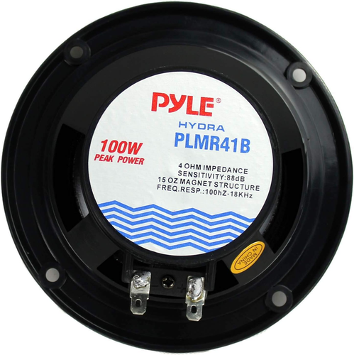 4 Inch Dual Marine Speakers - Waterproof and Weather Resistant Outdoor Audio St - Picture 4 of 7