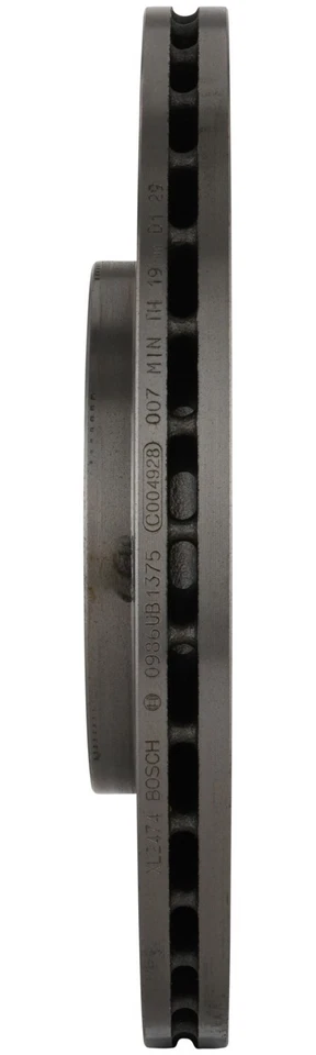 Rotor de freno de disco delantero Bosch QuietCast para Volkswagen Golf 2000 1999-2001 Foto 3 de 4