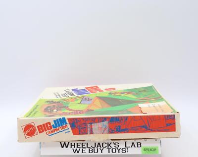 Coffret Tente Big Jim Mattel Vintage – Complet, Boîte D’origine Ouverte (années 70)
