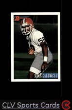 Cleveland Browns Mike Caldwell #379 Bowman Football Excellent Rookie top
