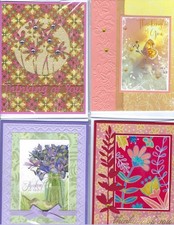 Handmade THINKING OF YOU CARDS TOU 73--Lot of 4