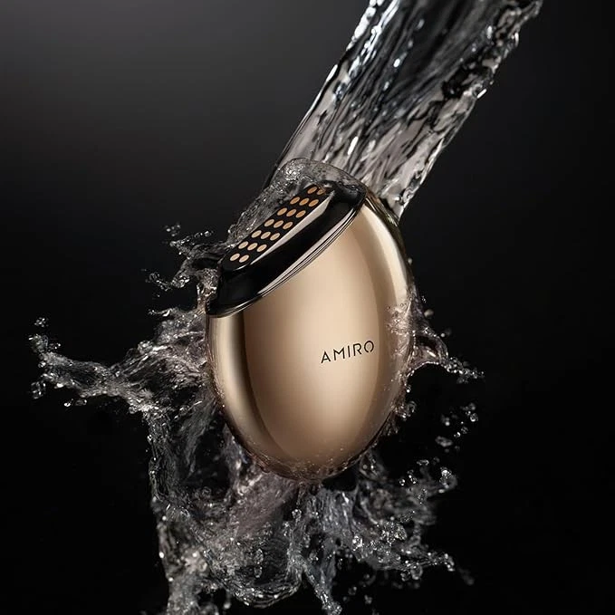 Dispositivo facial para el cuidado de la piel AMIRO S1, herramienta de refuerzo de elasticidad estilo sello dorado Foto 4 de 4