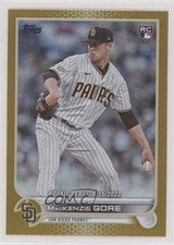 2022 Topps Update Rookie Debut Gold Foil Mackenzie Gore #US294 0a3
