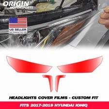 PreCut Headlights Protection Clear Covers Bra Film Kit PPF Fits 2017-2019 IONIQ