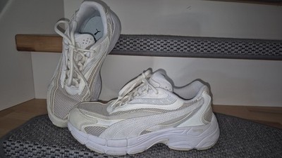 Puma Teveris (?) Nitro Infused Sneaker Laufschuhe 40 Beige Weiß Neu Wertig