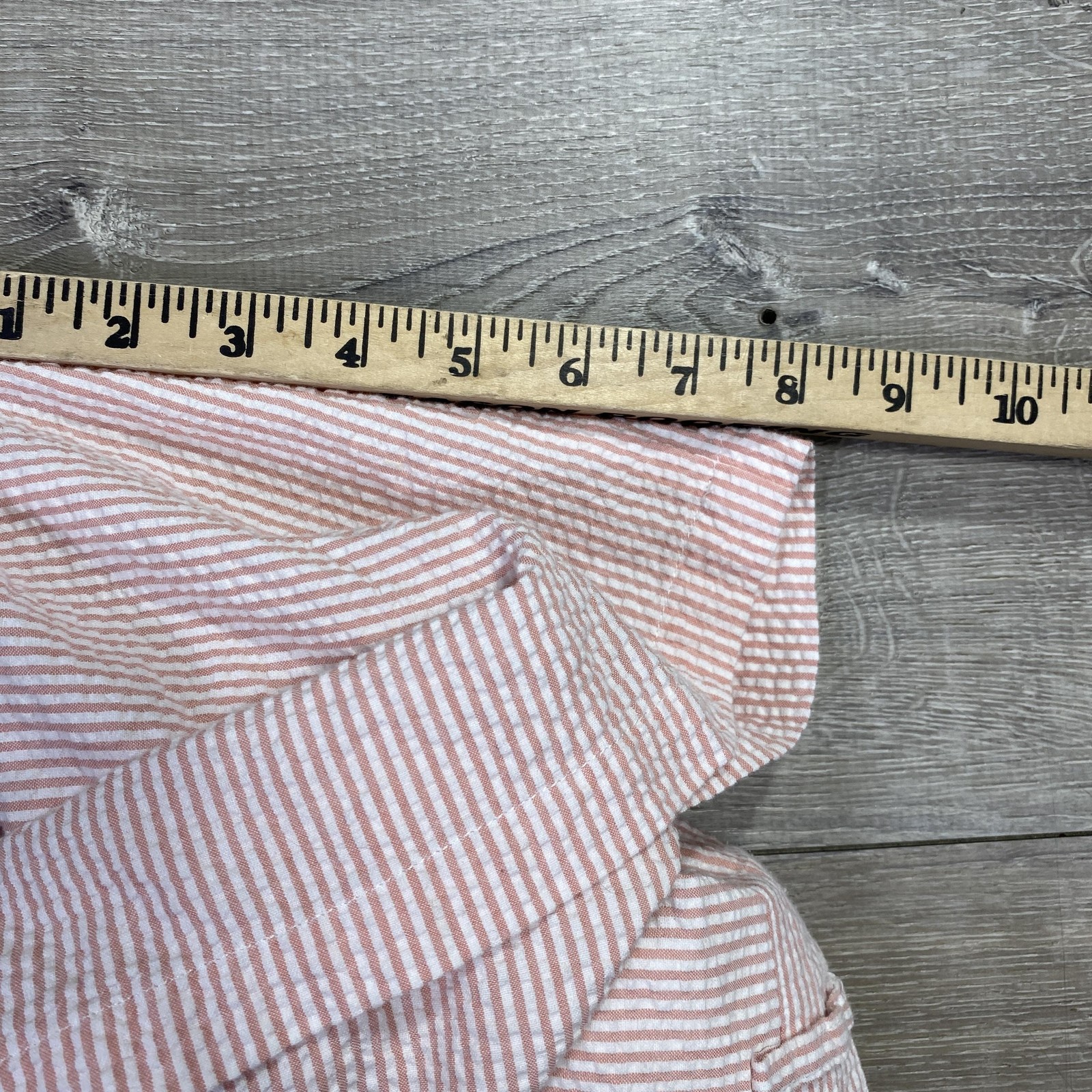 Murray's Toggery Shop Nantucket Reds Shorts Mens 40 Seersucker Chino 9 Inseam