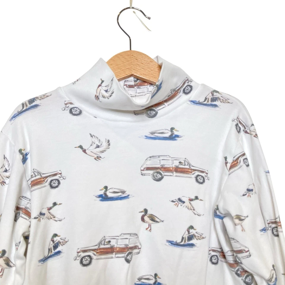 Sudadera Smockingbird Ducks And Trucks Estampado Cuello Alto Niños Talla 8 Foto 3 de 4