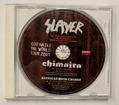 Slayer / Chimaira / American Head Charge 2001 Tour Sampler CD | eBay