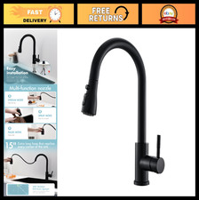 Pull Down Kitchen Faucet with Sprayer, Modern Design, Easy Install, Chrome Finis