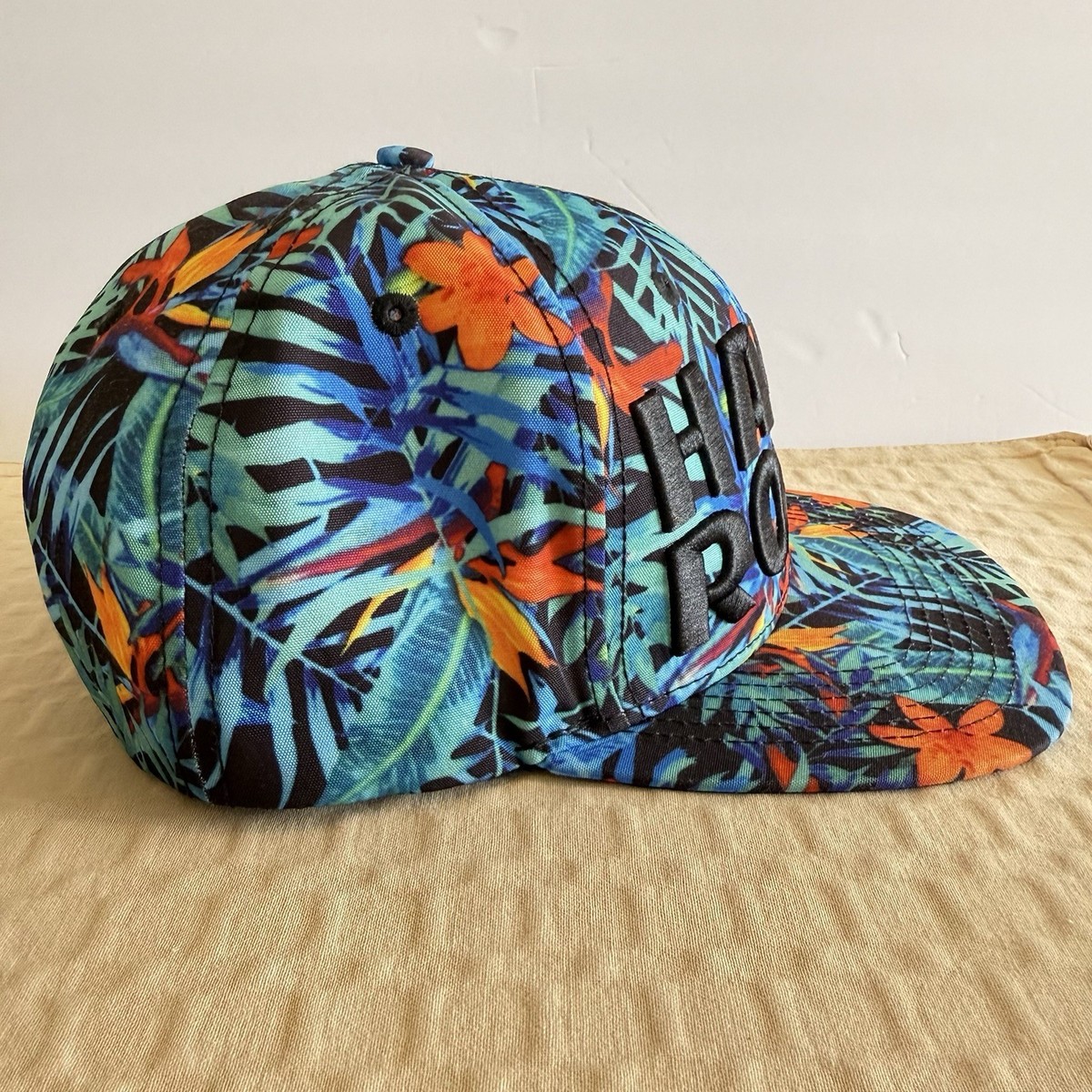 Hard Rock Snapback Hat Blue OS PUNTA CANA Tropical Floral