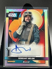 Topps Star Wars Smugglers Outpost Finest Autographed Sergeant Melshi