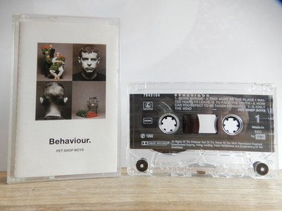 PET SHOP BOYS BEHAVIOUR MUSIK KASSETTE MC TAPE 1990 EMI PARLOPHONE