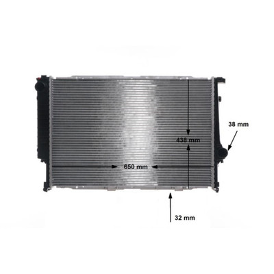 Kühler Motorkühlung MAHLE CR 287 000S für BMW 5er 8