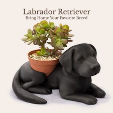 Labrador Retriever Planter Pot for 4 Inch Nursery Pots Dog Lover Gift Planter
